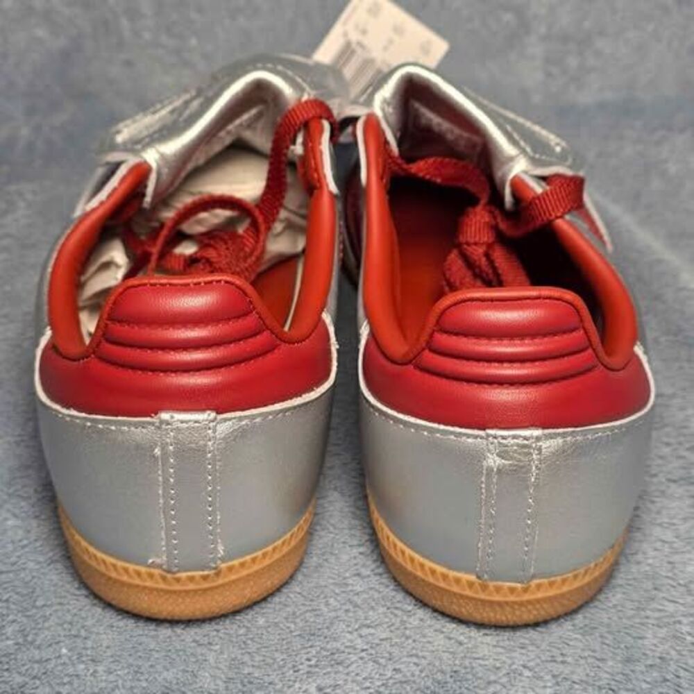 Adidas Samba LT W sneakers silver red women's size 5.5 - Picture 6 of 8